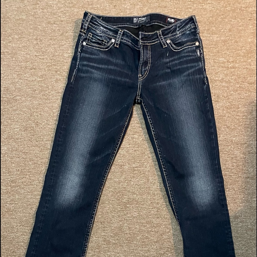 Silver jeans
